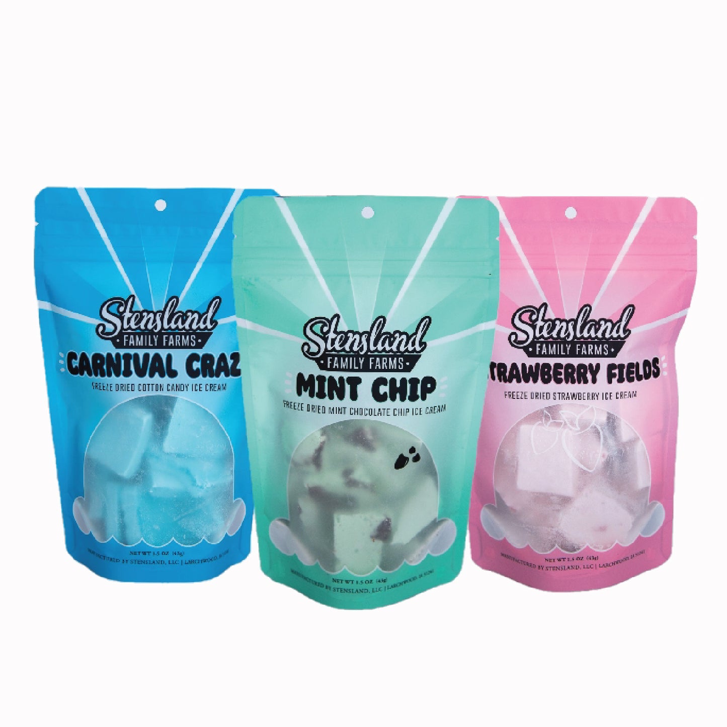 Freeze Dried Ice Cream Sample Pack
