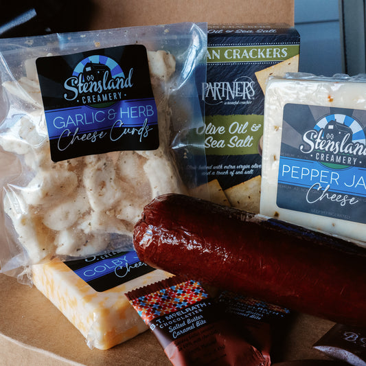 Cheese Block & Curd Sampler Gift Box
