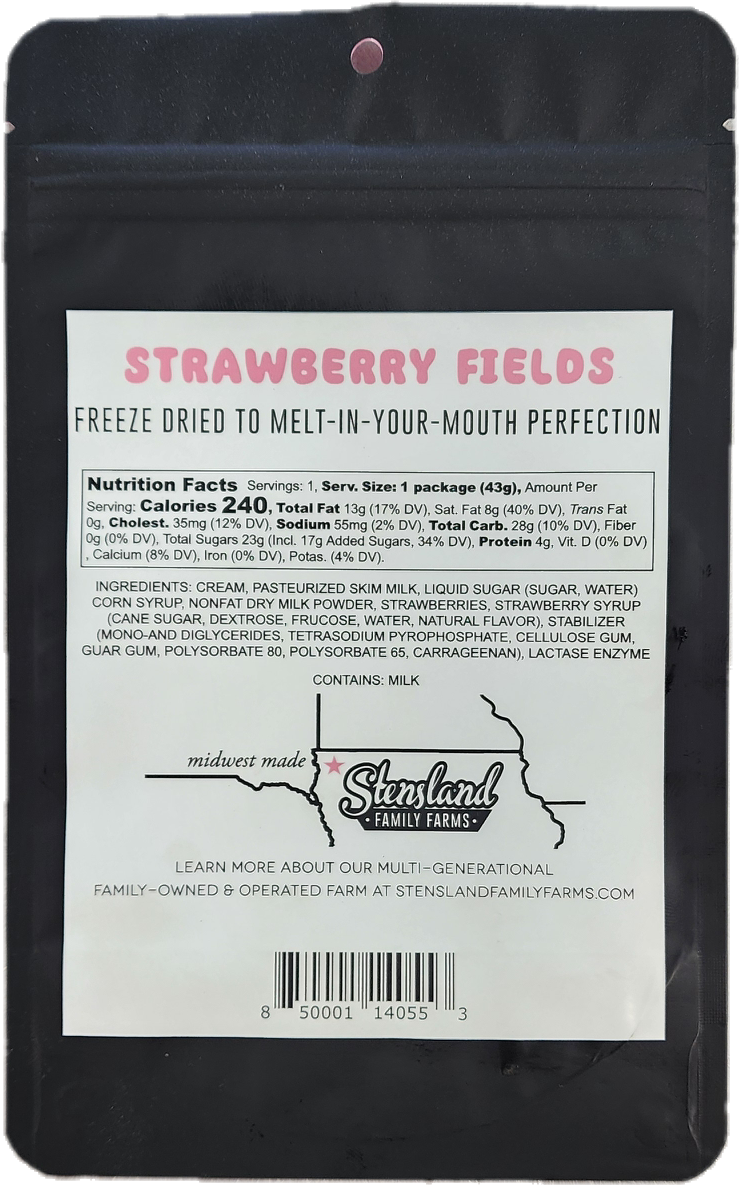 Strawberry Fields - Freeze Dried Ice Cream