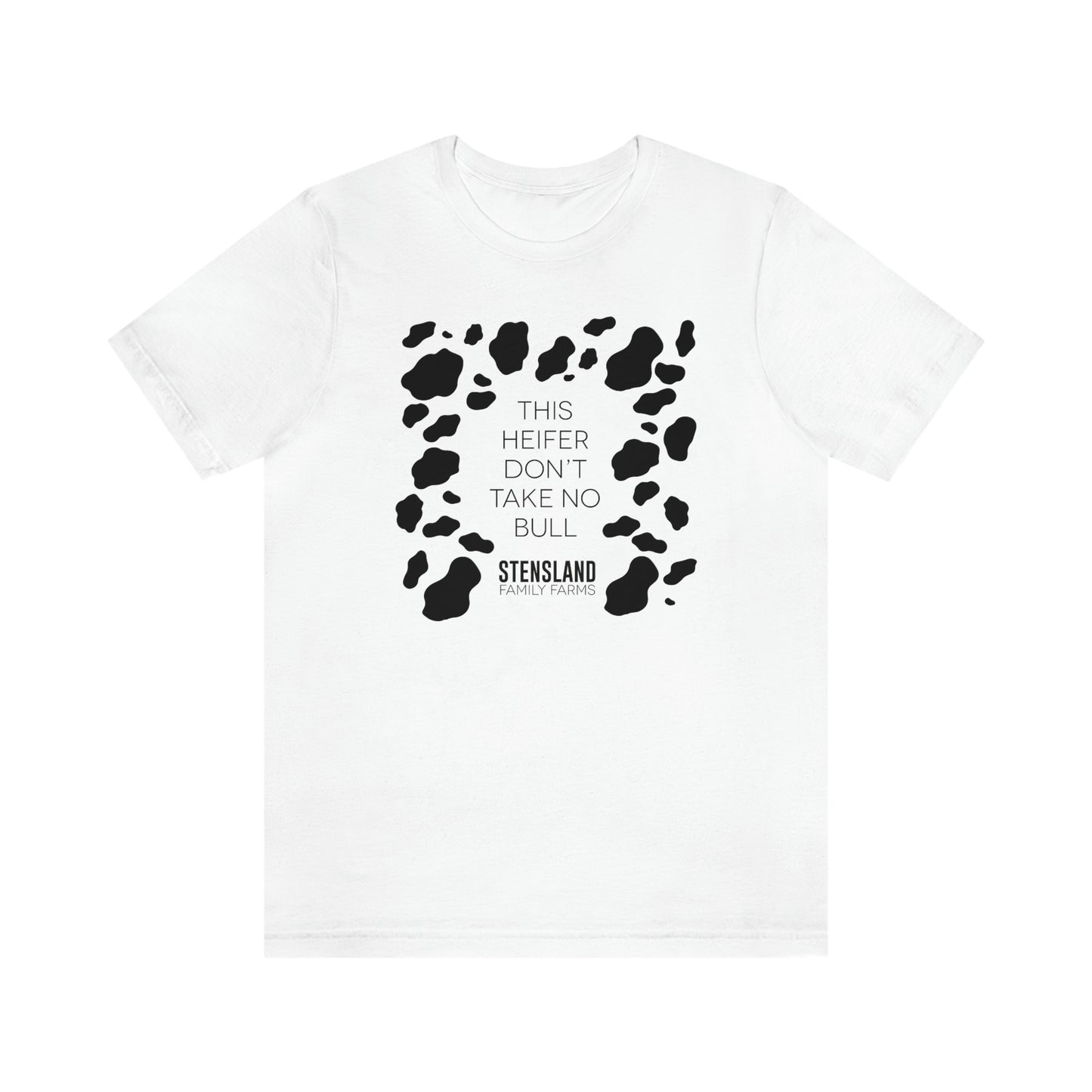 Cow Print Short Sleeve Tee