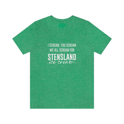 Scream for Stensland Short Sleeve Tee