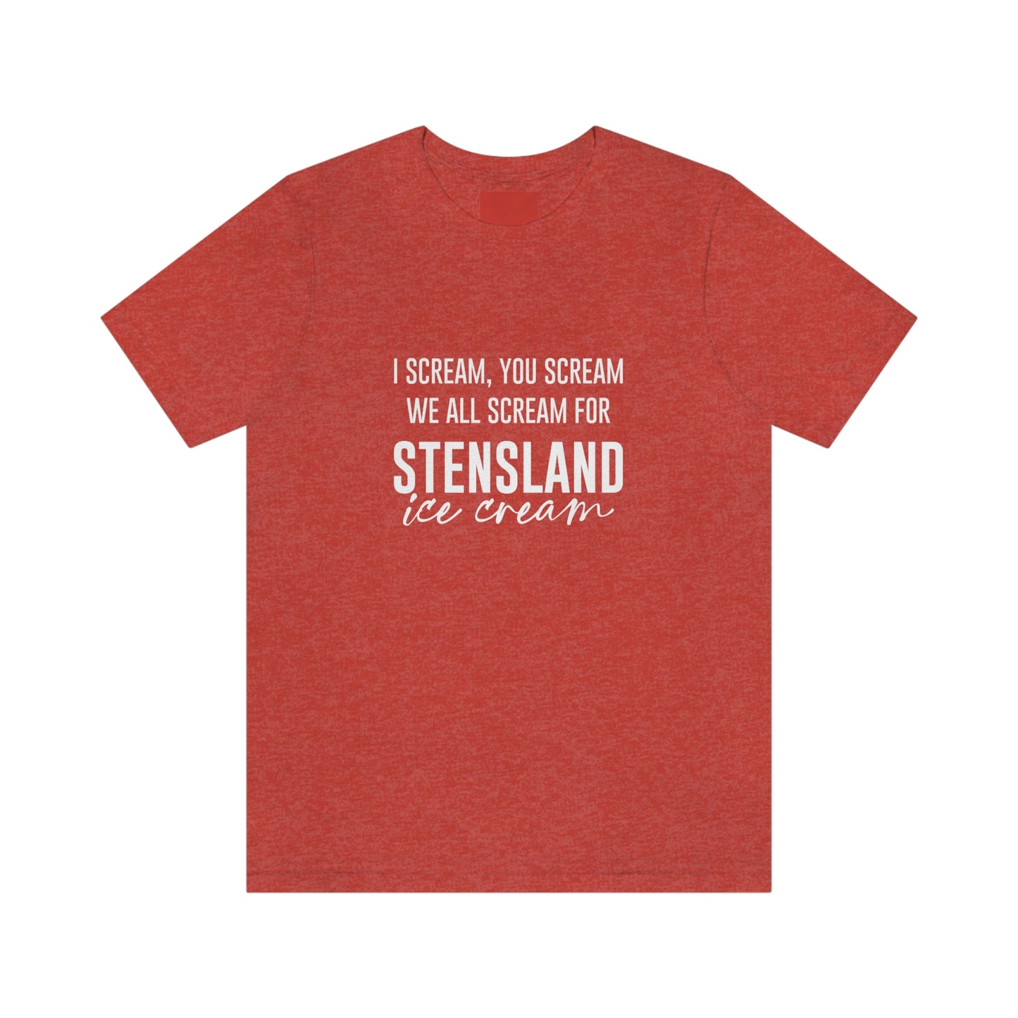 Scream for Stensland Short Sleeve Tee