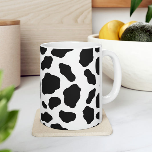 Cow Print Ceramic Mug