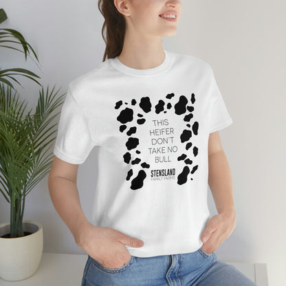 Cow Print Short Sleeve Tee