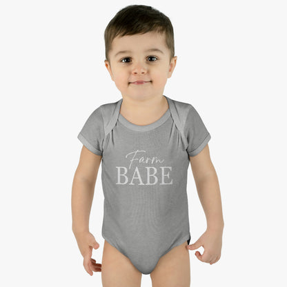 Farm Babe Infant Baby Bodysuit