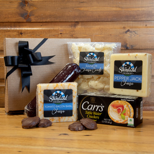Cheese Block & Curd Sampler Gift Box