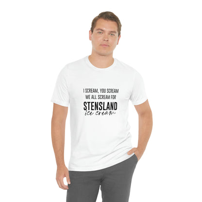 Scream for Stensland Short Sleeve Tee