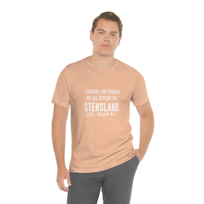 Scream for Stensland Short Sleeve Tee