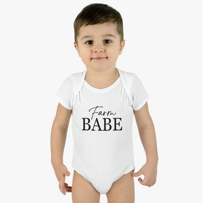 Farm Babe Infant Baby Bodysuit